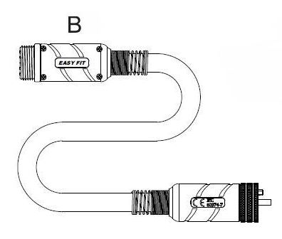 prodlužovací kabel k SVH 105, SVH 125